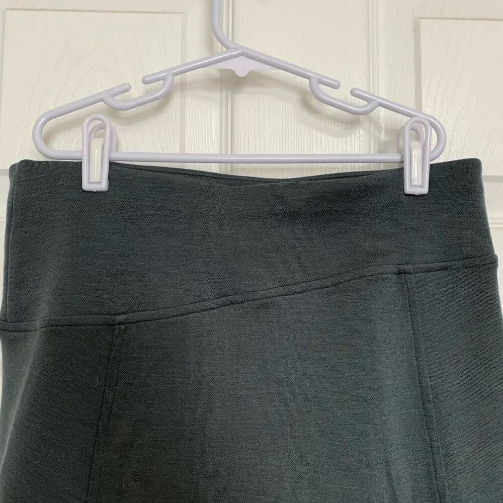Smartwool Gray Merino Wool Blend Side Slit Pencil Skirt XS - Picture 6 of 9